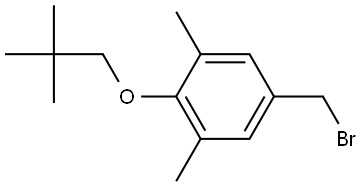 5-(Bromomethyl)-2-(2,2-dimethylpropoxy)-1,3-dimethylbenzene Structure