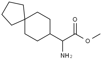 Methyl 2-amino-2-(spiro[4.5]decan-8-yl)acetate Structure