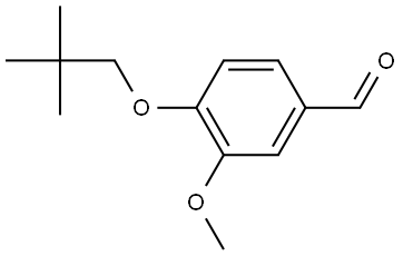 4-(2,2-Dimethylpropoxy)-3-methoxybenzaldehyde Structure