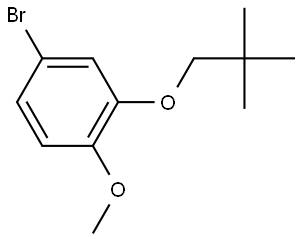 4-Bromo-2-(2,2-dimethylpropoxy)-1-methoxybenzene Structure