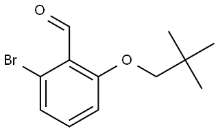 2-Bromo-6-(2,2-dimethylpropoxy)benzaldehyde Structure