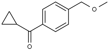 cyclopropyl(4-(methoxymethyl)phenyl)methanone Structure