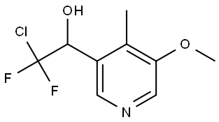 α-(Chlorodifluoromethyl)-5-methoxy-4-methyl-3-pyridinemethanol Structure