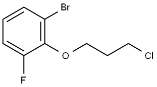 1-Bromo-2-(3-chloropropoxy)-3-fluorobenzene Structure