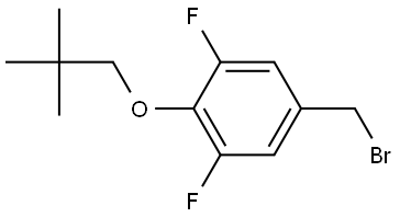 5-(Bromomethyl)-2-(2,2-dimethylpropoxy)-1,3-difluorobenzene Structure