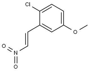 (E)-1-Chloro-4-methoxy-2-(2-nitrovinyl)benzene Structure