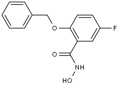 2-(Benzyloxy)-5-fluoro-N-hydroxybenzamide Structure