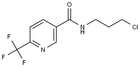 N-(3-Chloropropyl)-6-(trifluoromethyl)-3-pyridinecarboxamide Structure