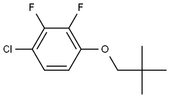 1-Chloro-4-(2,2-dimethylpropoxy)-2,3-difluorobenzene Structure