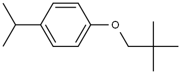 1-(2,2-Dimethylpropoxy)-4-(1-methylethyl)benzene Structure