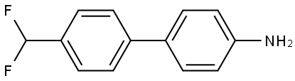 4'-(Difluoromethyl)[1,1'-biphenyl]-4-amine Structure