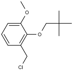 1-(Chloromethyl)-2-(2,2-dimethylpropoxy)-3-methoxybenzene Structure