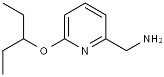 6-(1-Ethylpropoxy)-2-pyridinemethanamine Structure