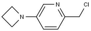 5-(azetidin-1-yl)-2-(chloromethyl)pyridine Structure