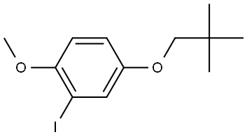 4-(2,2-Dimethylpropoxy)-2-iodo-1-methoxybenzene Structure