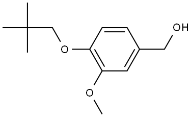 4-(2,2-Dimethylpropoxy)-3-methoxybenzenemethanol Structure