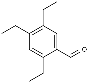 2,4,5-Triethylbenzaldehyde Structure