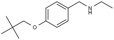 4-(2,2-Dimethylpropoxy)-N-ethylbenzenemethanamine Structure