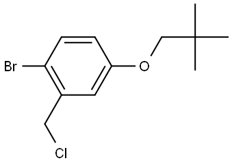 1-Bromo-2-(chloromethyl)-4-(2,2-dimethylpropoxy)benzene Structure