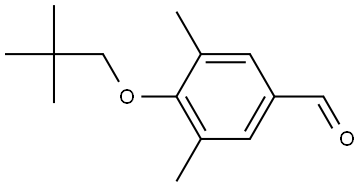 4-(2,2-Dimethylpropoxy)-3,5-dimethylbenzaldehyde Structure