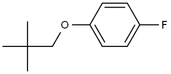 1-(2,2-Dimethylpropoxy)-4-fluorobenzene Structure