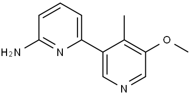 5'-Methoxy-4'-methyl[2,3'-bipyridin]-6-amine Structure