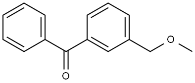 (3-(methoxymethyl)phenyl)(phenyl)methanone Structure