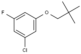 1-Chloro-3-(2,2-dimethylpropoxy)-5-fluorobenzene Structure