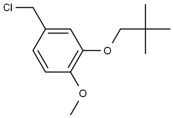 4-(Chloromethyl)-2-(2,2-dimethylpropoxy)-1-methoxybenzene Structure