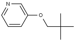 3-(2,2-Dimethylpropoxy)pyridine Structure