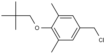 5-(Chloromethyl)-2-(2,2-dimethylpropoxy)-1,3-dimethylbenzene Structure