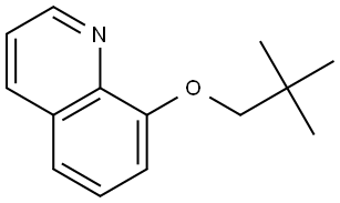 8-(2,2-Dimethylpropoxy)quinoline Structure