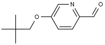 5-(2,2-Dimethylpropoxy)-2-pyridinecarboxaldehyde Structure