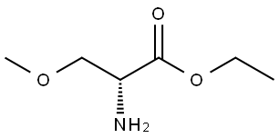 ethyl O-methyl-D-serinate Structure