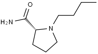 (R)-1-butylpyrrolidine-2-carboxamide Structure