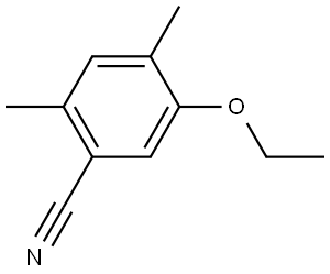 5-Ethoxy-2,4-dimethylbenzonitrile Structure