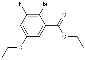 Ethyl 2-bromo-5-ethoxy-3-fluorobenzoate Structure