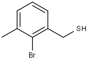 2-Bromo-3-methylbenzenemethanethiol Structure