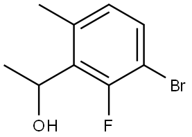 1-(3-bromo-2-fluoro-6-methylphenyl)ethanol Structure