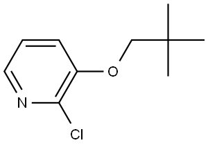 2-Chloro-3-(2,2-dimethylpropoxy)pyridine Structure