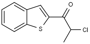 1-Benzo[b]thien-2-yl-2-chloro-1-propanone Structure