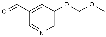 5-(methoxymethoxy)nicotinaldehyde Structure