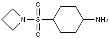 Cyclohexanamine, 4-(1-azetidinylsulfonyl)- Structure