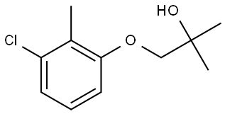 1-(3-Chloro-2-methylphenoxy)-2-methyl-2-propanol Structure