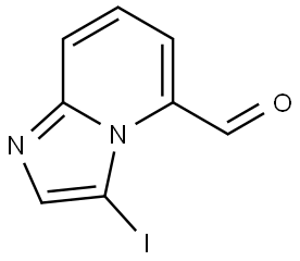 3-Iodoimidazo[1,2-a]pyridine-5-carboxaldehyde Structure