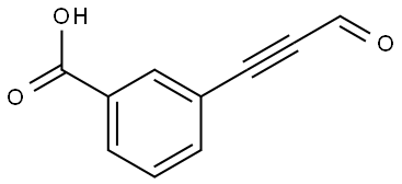 3-(3-Oxo-1-propyn-1-yl)benzoic acid Structure