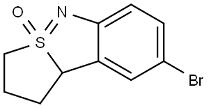 8-bromo-1,2,3,9b-tetrahydrobenzo[c]thieno[2,1-e]isothiazole 4-oxide Structure