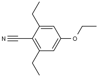 4-Ethoxy-2,6-diethylbenzonitrile Structure