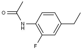 N-(4-ethyl-2-fluorophenyl)acetamide Structure