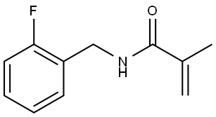 N-[(2-Fluorophenyl)methyl]-2-methyl-2-propenamide Structure